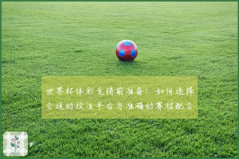 世界杯体彩竞猜前准备：如何选择合适的投注平台与准确的赛程配合技巧
